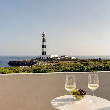 Vista Faro-apartamento Con Balcon Que Mira Al Mar Lägenhet Cala'N Bosch (Menorca)